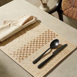 AYASKA - Natural Palmyra Weave Mats - 6