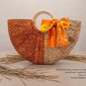AYASKA -  Willow Arch Reed Bag-Mandarin