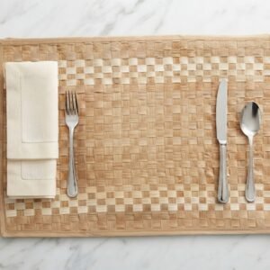 AYASKA - Natural Palmyra Weave Mats - 6
