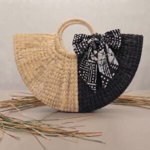 AYASKA -  Willow Arch Reed Bag-Monchorome
